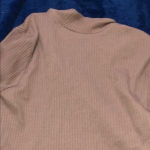 pink turtle neck